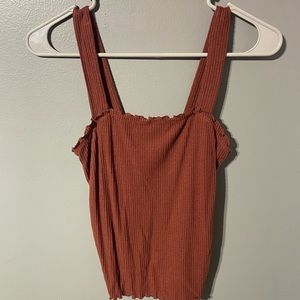 Cute brown tank top